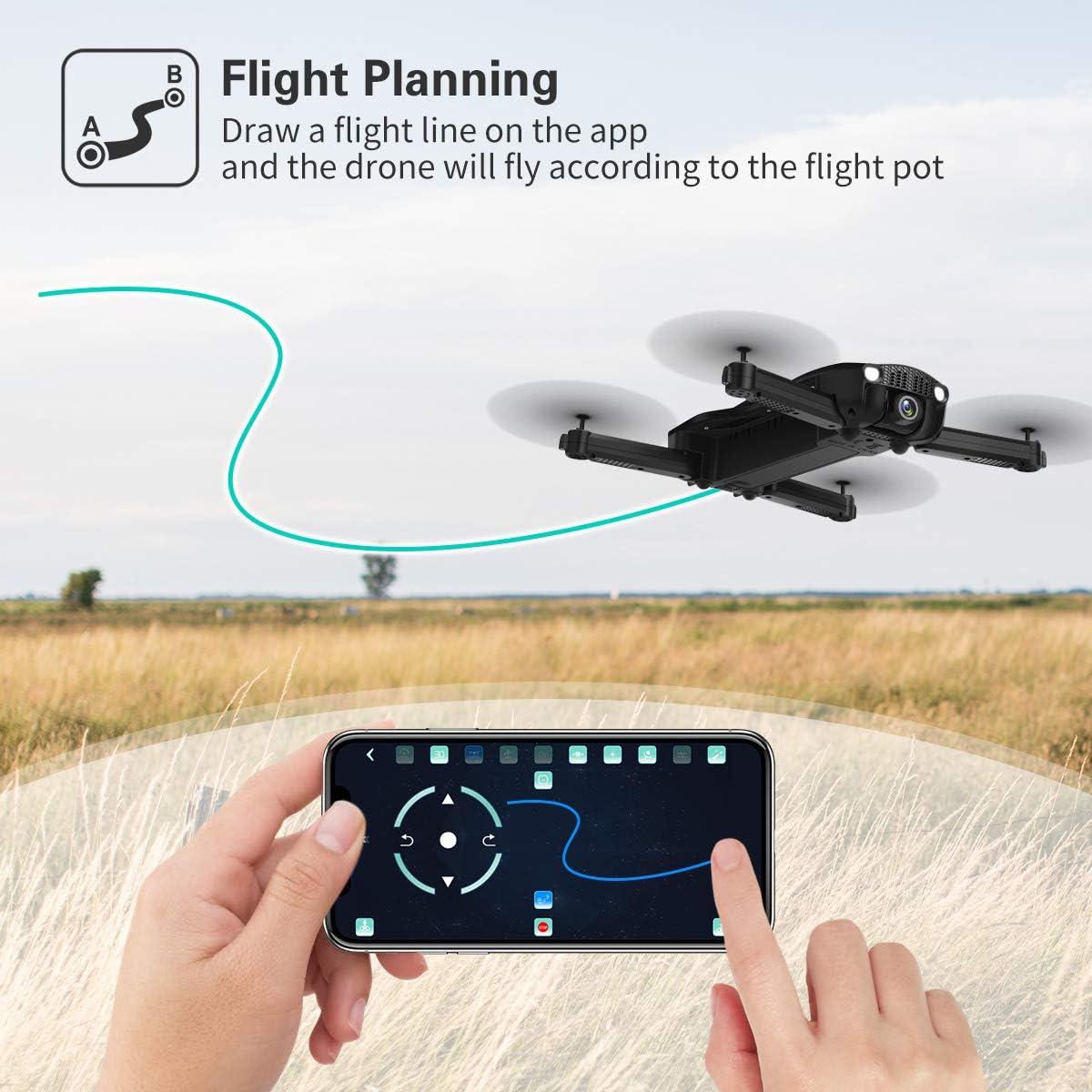 Flight Planning feature via JJRC app