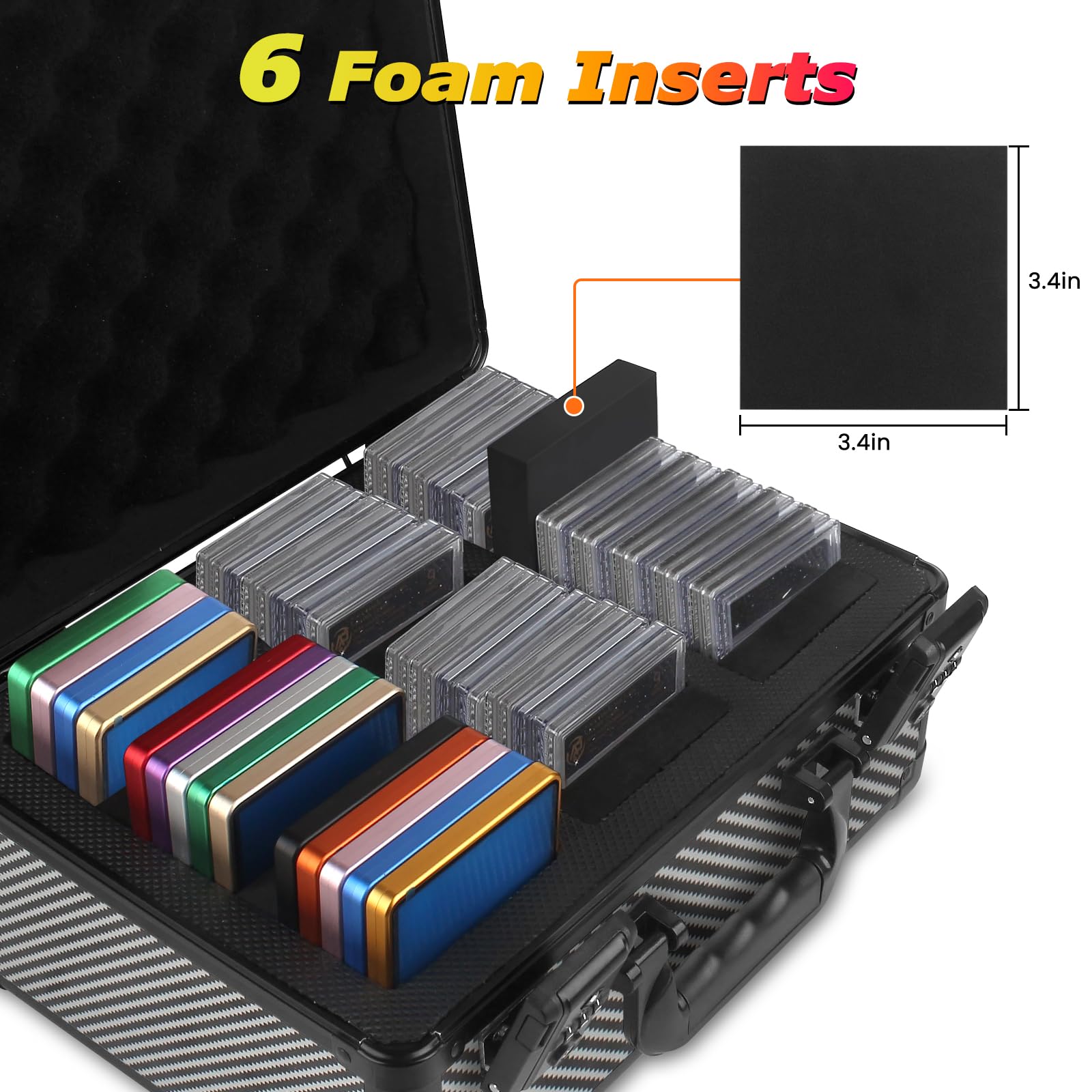 L GEAR SOLID TRADING CARD hole 11枚 Amazon.com: ZINHO Graded Card Case Upgraded Sports Card Storage