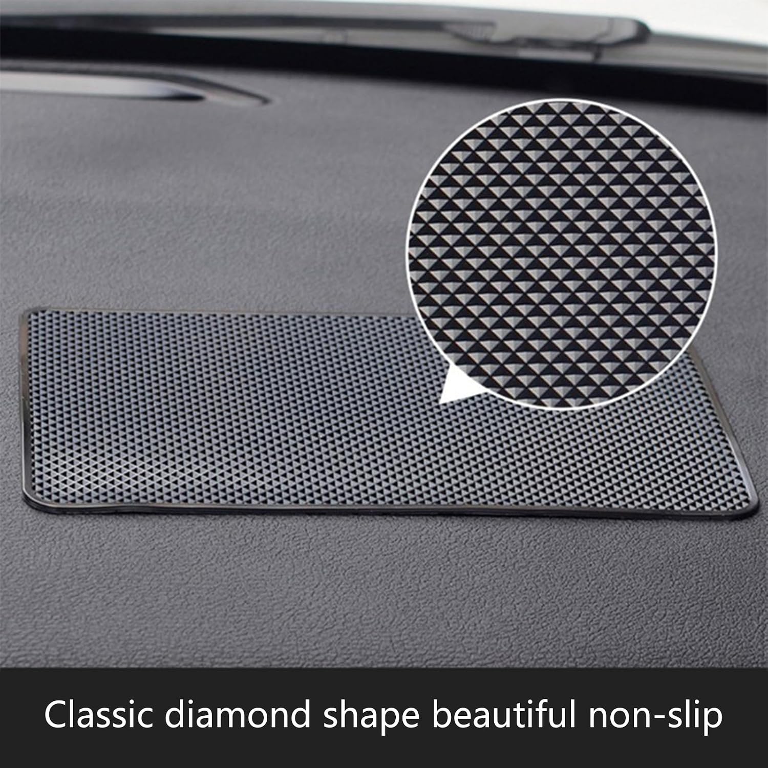 Sticky Pad for Car Dashboard Thick Gel Mounting Grip Mat for Phones Glasses Keys Decoration Gadgets