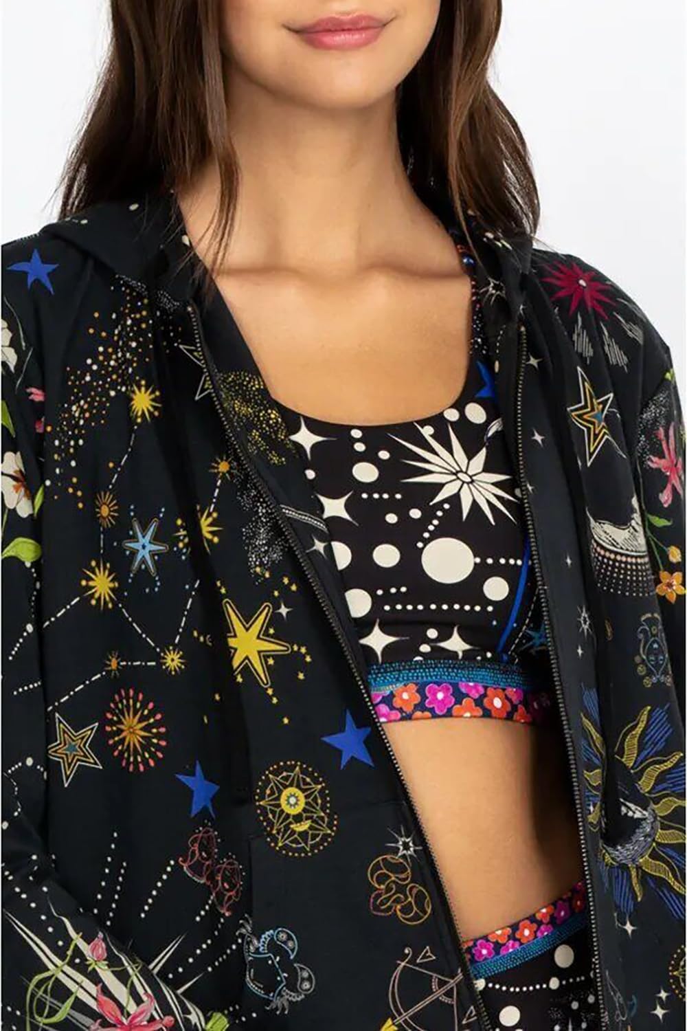 Johnny Was Men's Celestin Modern Zip Up Hoodie