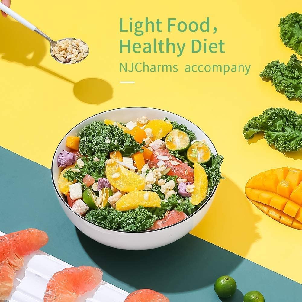 NJCHARMS Large Serving Bowls, 8'' Big Soup Bowl 60OZ Set of 3, White Ceramic Bowl for Kitchen, Pho Bowl for Pasta, Ramen, Soup, Fruit Vegetable, Microwave & Dishwasher Safe - Image 3