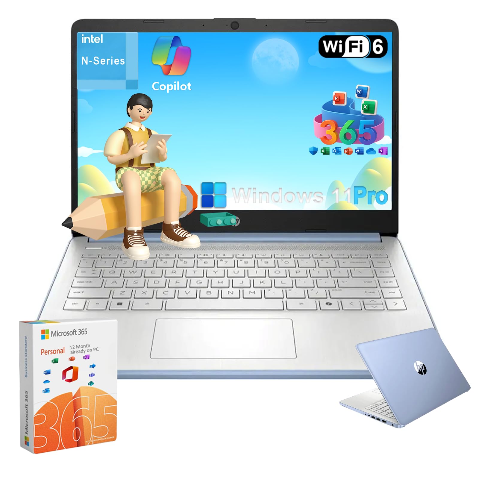 Amazon.com: HP 2025 Student Laptop Computer - w/1 Year Office 365