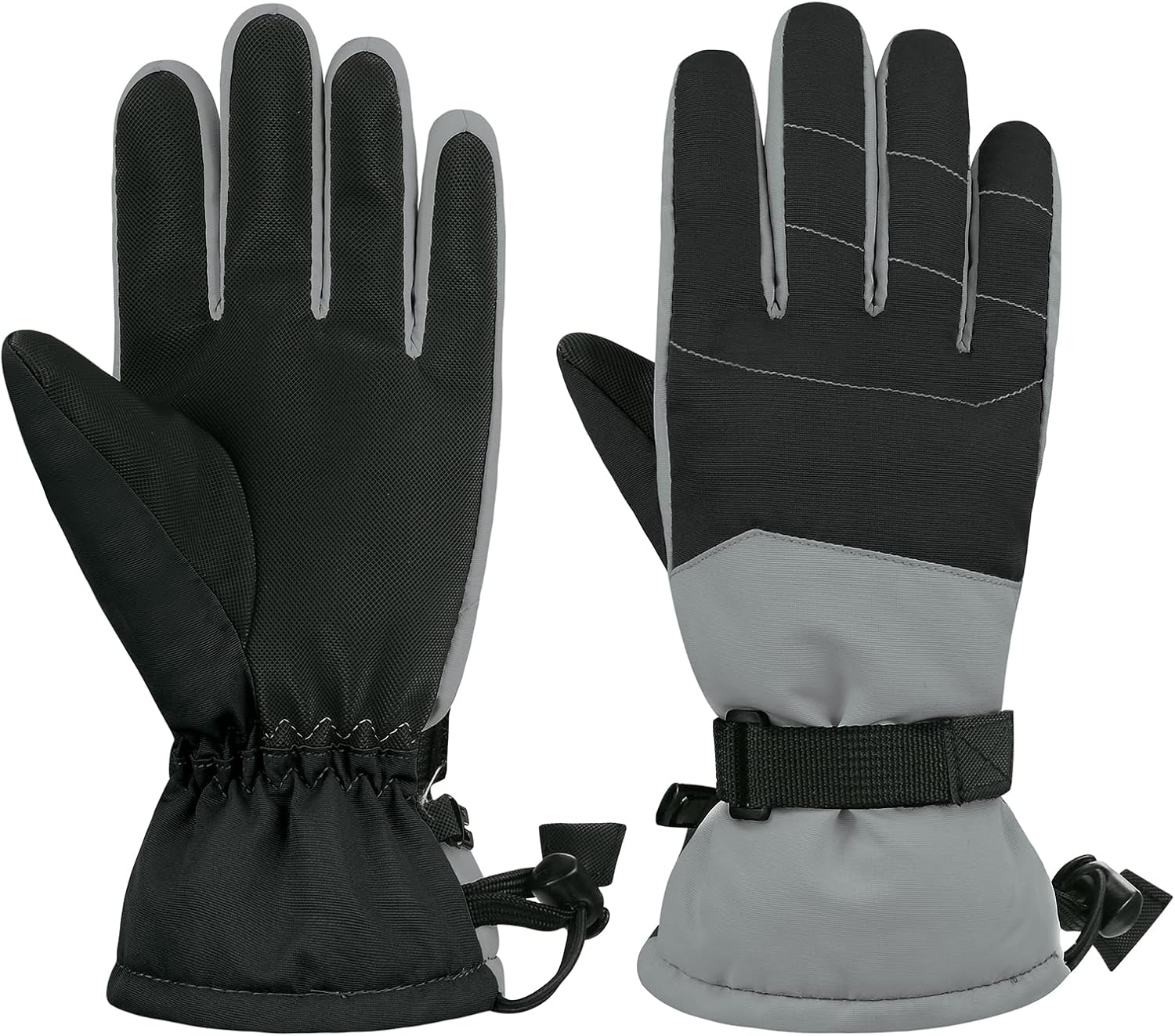 American Trends Kids Waterproof Winter Gloves Warm Snow Gloves Boys Girls Ski Gloves Toddler Mittens Windproof