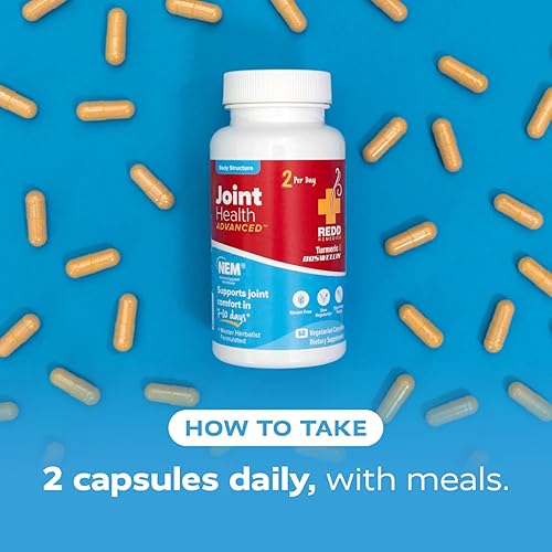 Miniatura 6 de Redd Remedies, Health Avanzado, Confort de acción rápida con colágeno y cúrcuma, 120 cápsulas