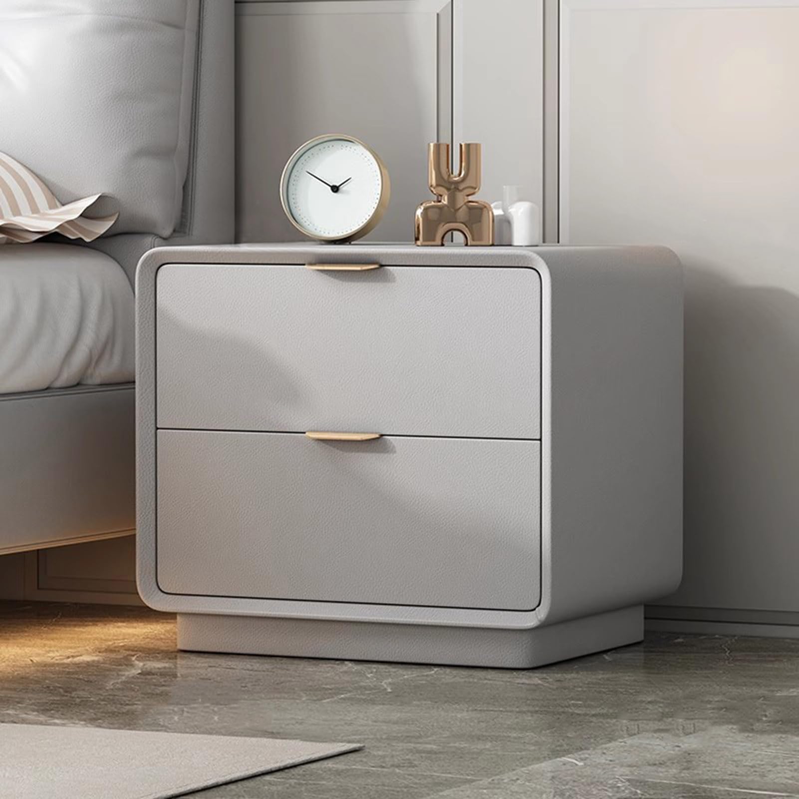 Table de chevet en bois massif DKSNAJ : rangez votre chambre facilement