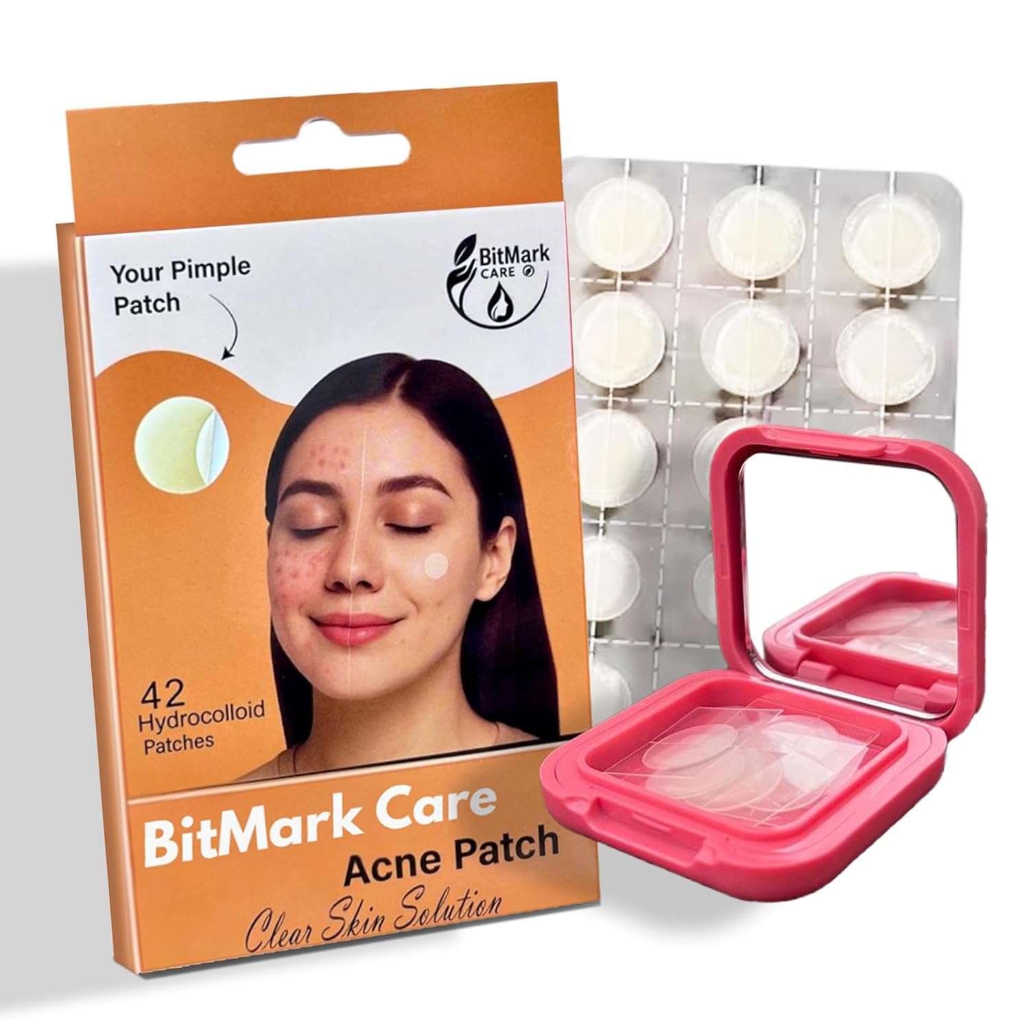 Pimple Patches - Hydrocolloid Acne Stickers for All Skin Types