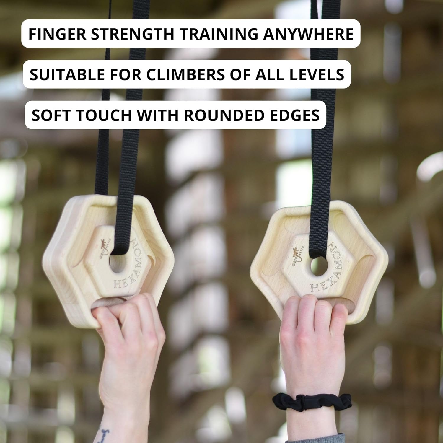 Portable Hangboard – Compact Travel Fingerboard for Strength Training & Warm-Up Durable Design | Perfect for Home & On The Go