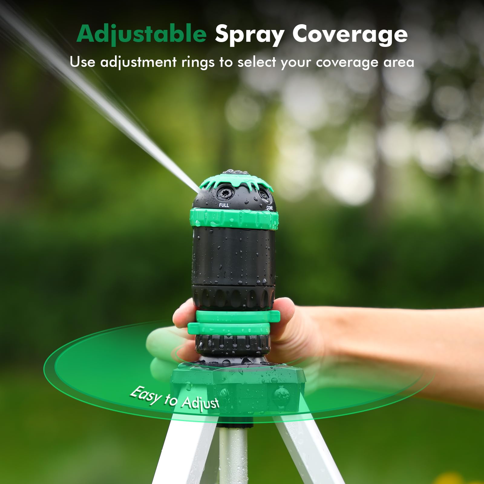 RESTMO Sprinkler mit 36-Zoll-Stativ
