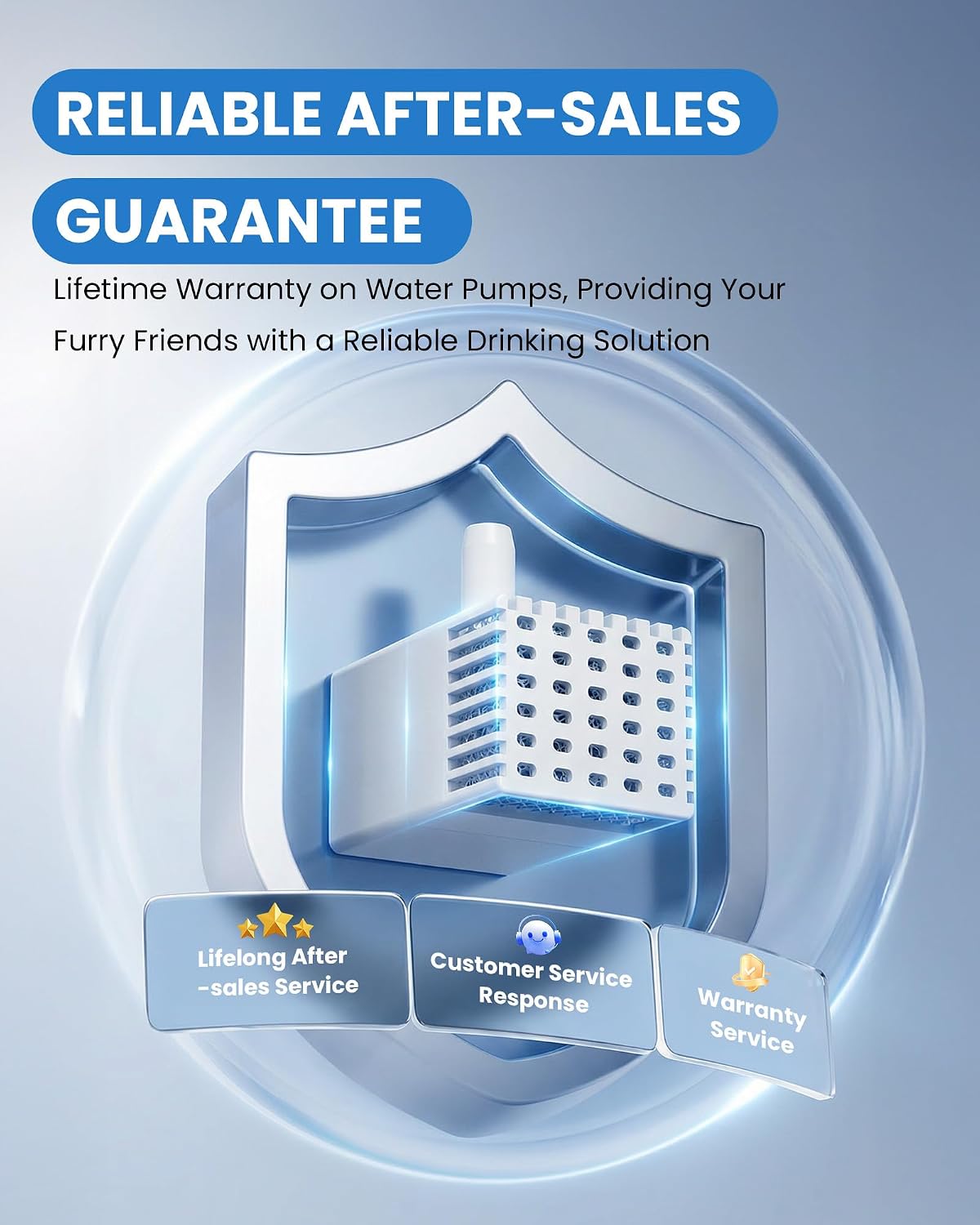 Tomxcute Cat Water Fountain Pump