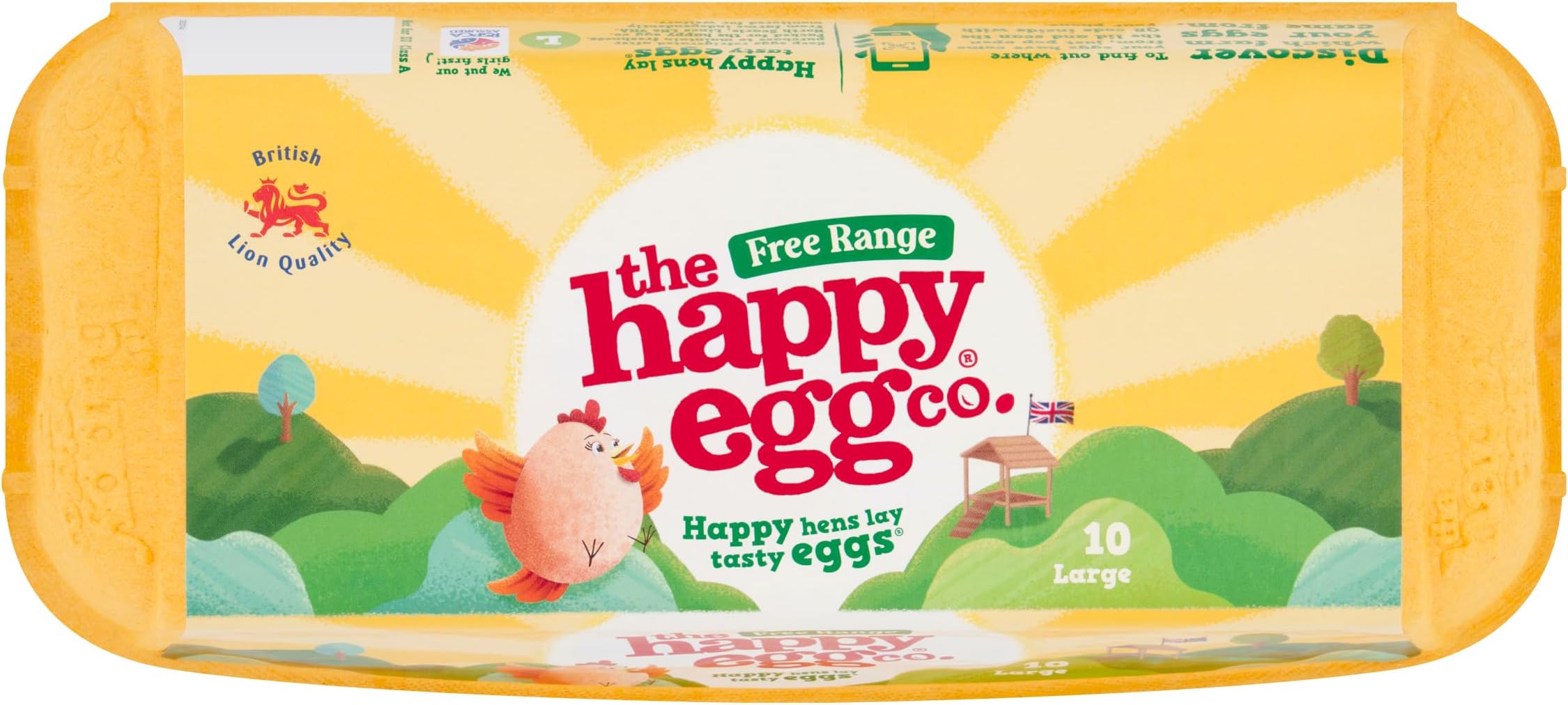 Happy Egg Large Free Range Eggs, 10 pack