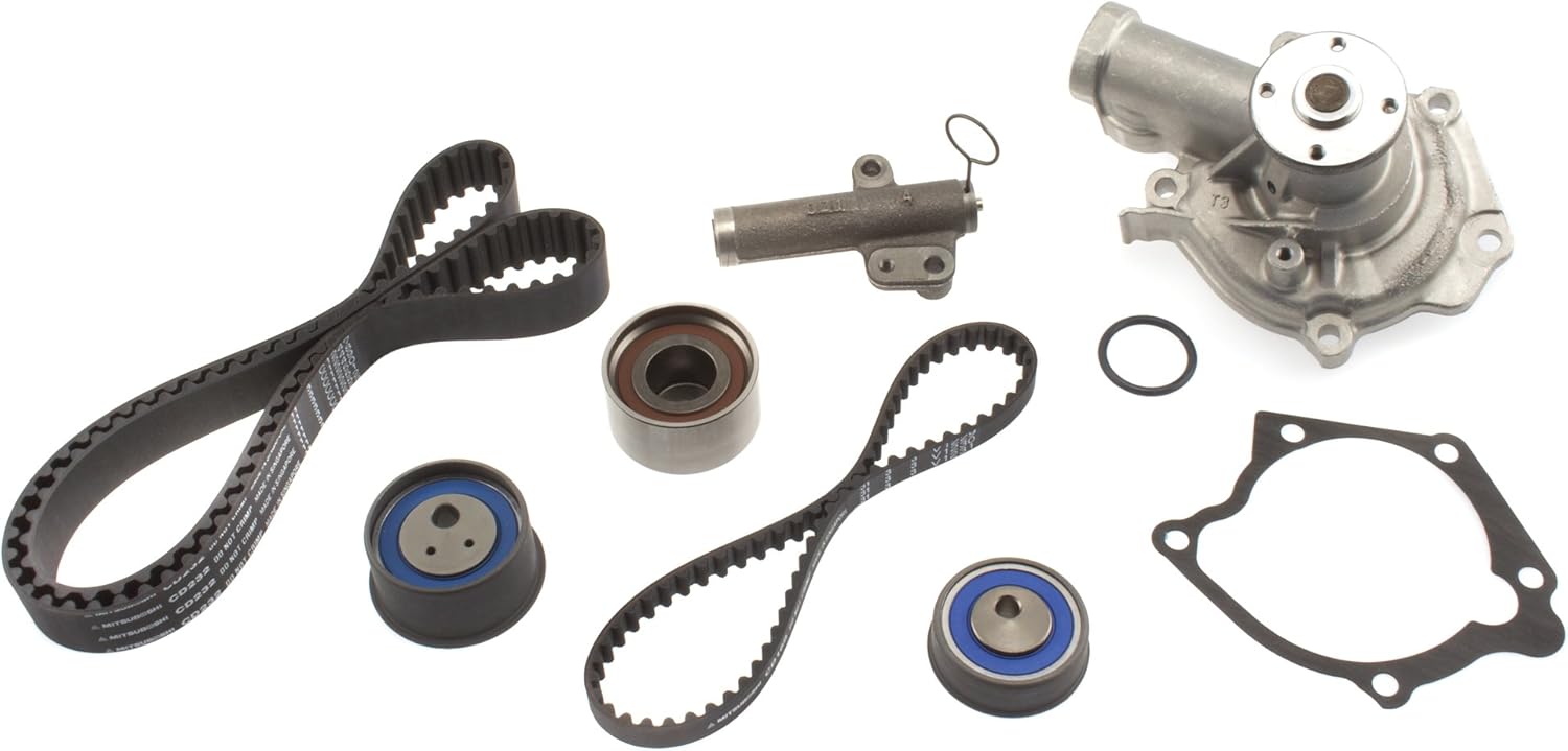 AISIN GENUINE TKM-001 Engine Timing Belt Kit with Water Pump - Compatible with Select Chrysler Sebring Dodge Stratus Mitsubishi Eclipse, Galant