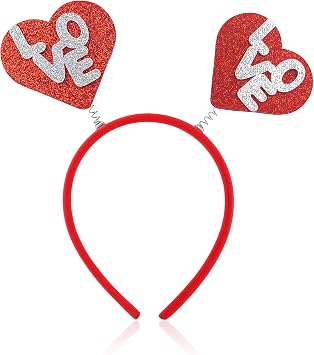 Valentines Day Outfit Women - Red Heart Headband | Valentines Day Gifts for Her Mom - Valentine Party Favors Supplies Decor Hair Accessories - Valentines Sweater Shirts Pajamas Dress for Women Girls
