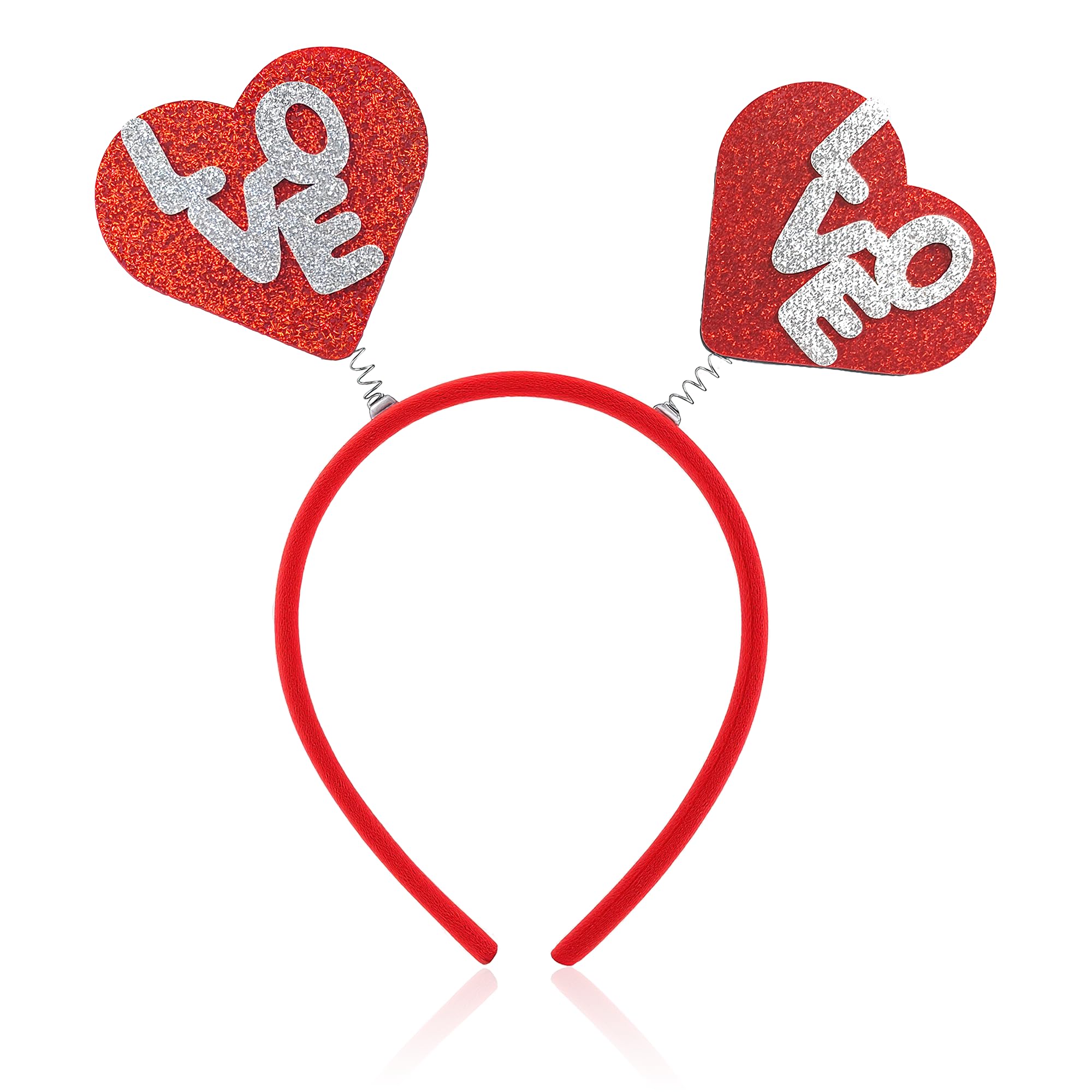 Valentines Day Outfit Women - Red Heart Headband Valentines Day Gifts for Her Mom - Valentine Party Favors