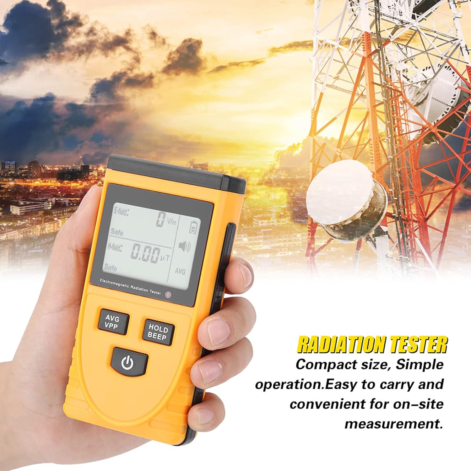 EMF Meters Digital LCD EMF Meter, GM3120 Digital Electromagnetic Radiation Detector EMF Tester for Home EMF Inspections