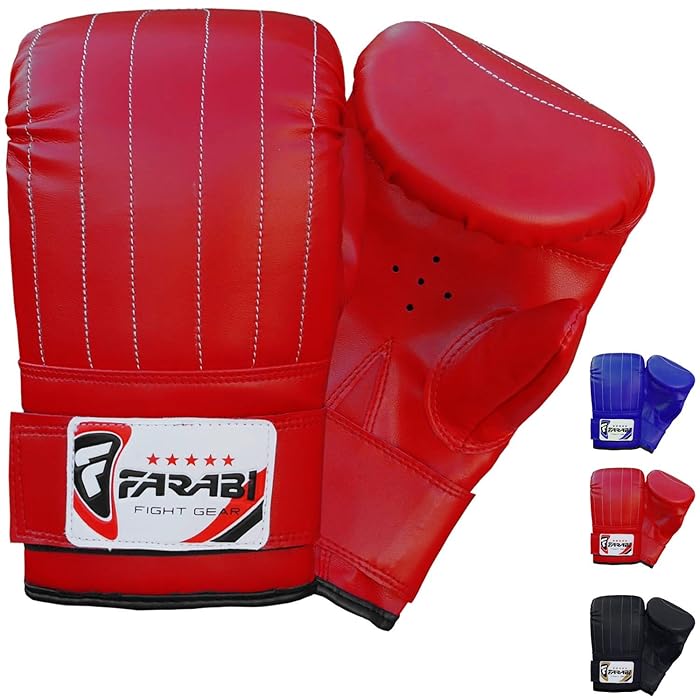 Buy Farabi Sports Boxing punch bag mitt gloves punching boxing gloves