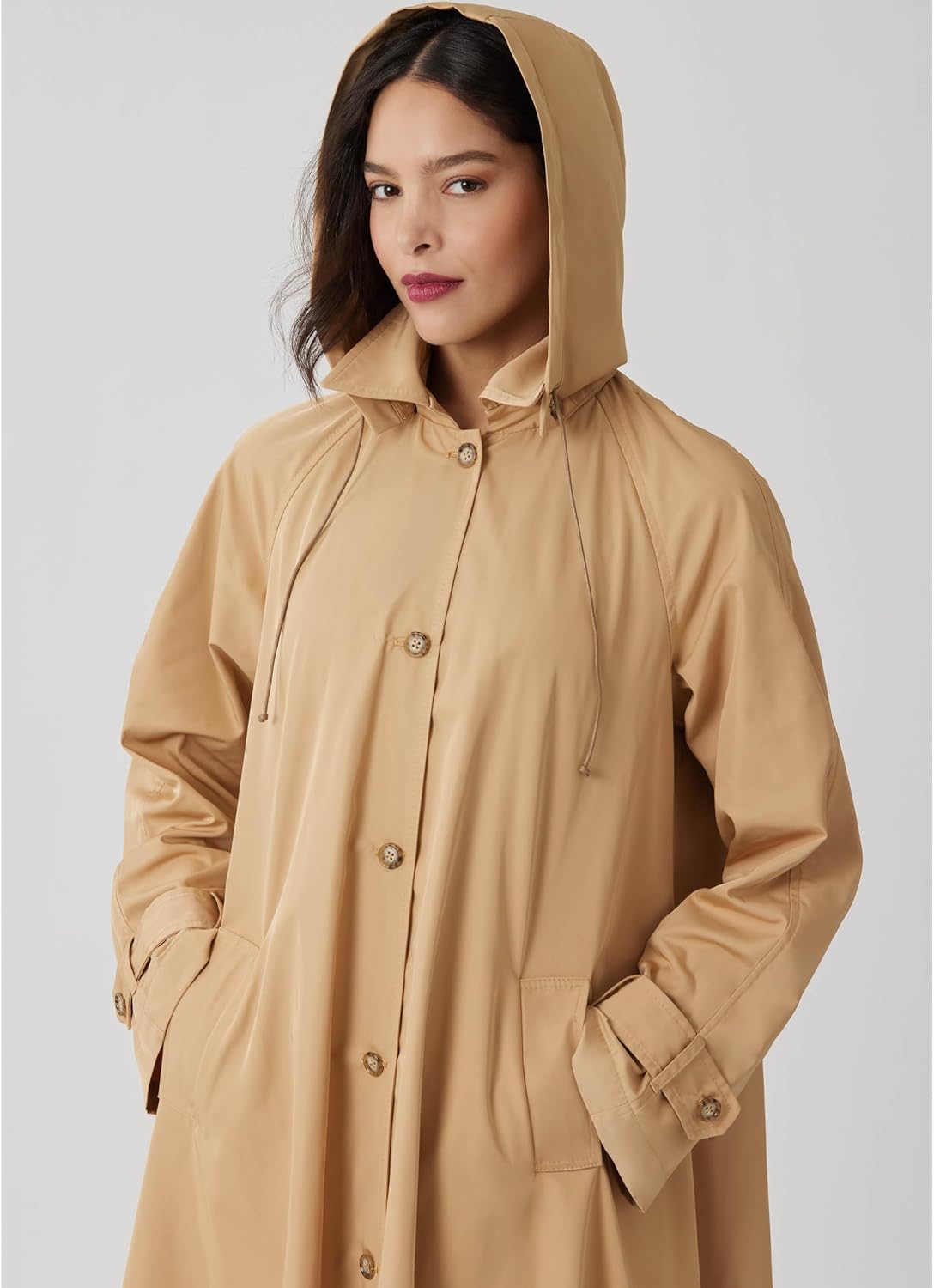 McCall's M8655 Sewing Pattern for Misses' Trench Coat in Three Lengths with Optional Hood