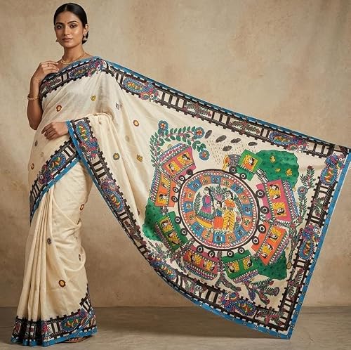 Cherry Creations tussar silk saree in tussar silk – image 2