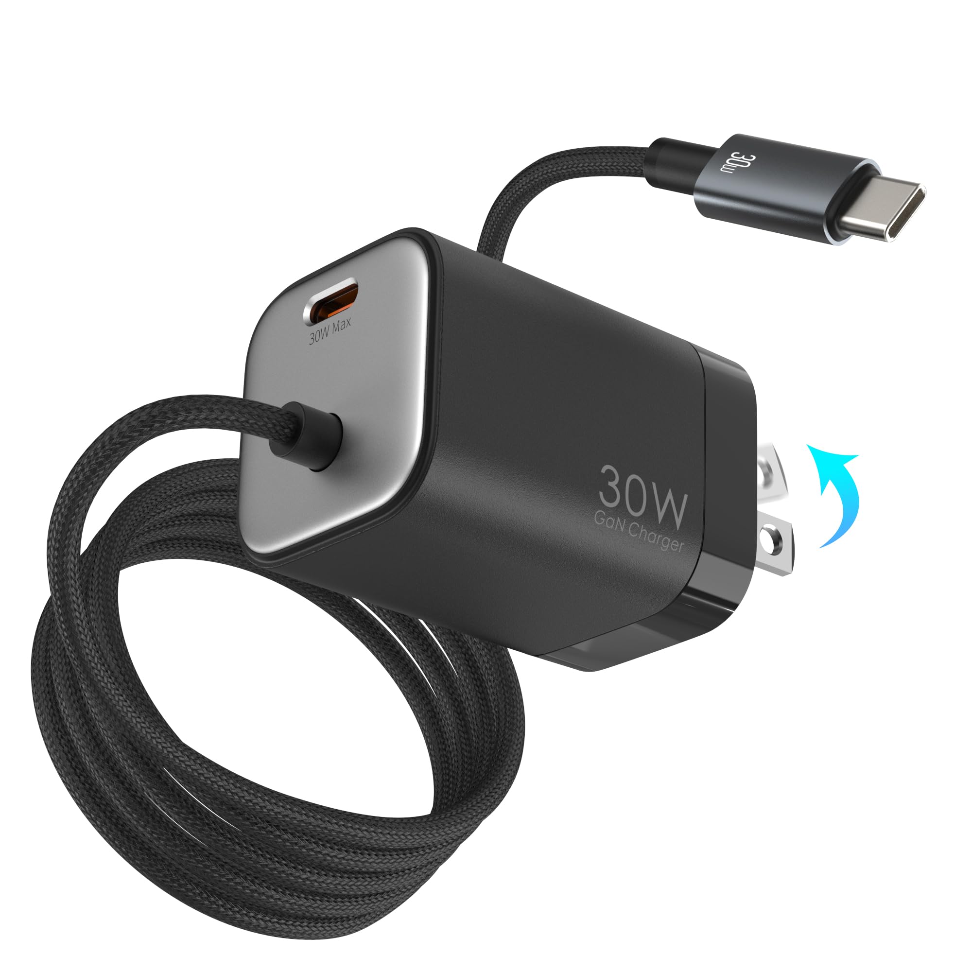 Amazon | TOPADRE 30W usb 充電器 Type-C 【軽量·折畳式プラグ·二台