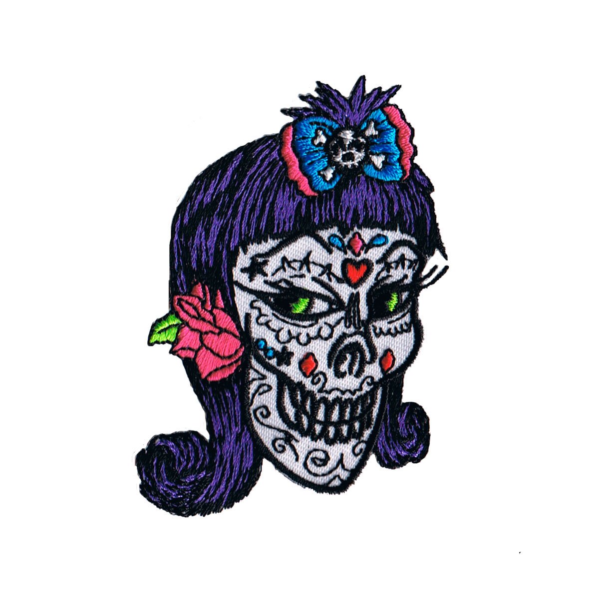 Reed Artist Novelty Patch - Sugar Candy Skull Miss Veronica Applique