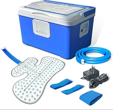 Cold Therapy Machine, Programable Ice Therapy Machine, Post-Surgery Continuous Cryotherapy Cold Pack, Universal Pad for Knee, Ankle, Arm, Back and Leg