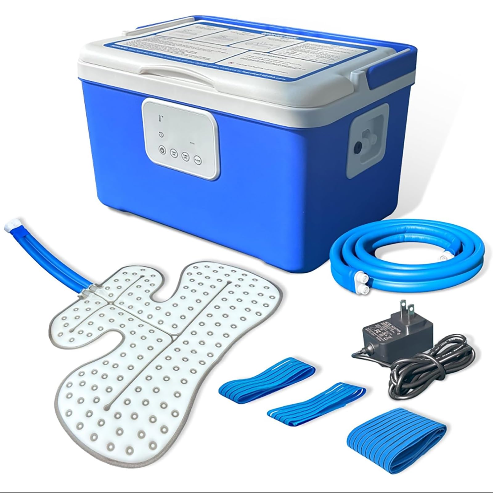 Máquina de Terapia de frío, máquina de Terapia de Hielo programable, Paquete frío de crioterapia Continua posoperatoria, Almohadilla Universal for Rodilla, Tobillo, Brazo, Espalda y Pierna