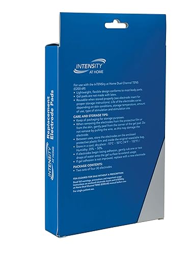 Miniatura 9 de Roscoe Medical Intensity at Home TENS - Almohadillas de electrodo de unidad TENS, almohadillas de repuesto de unidad OTC TENS premium, 2 x 2