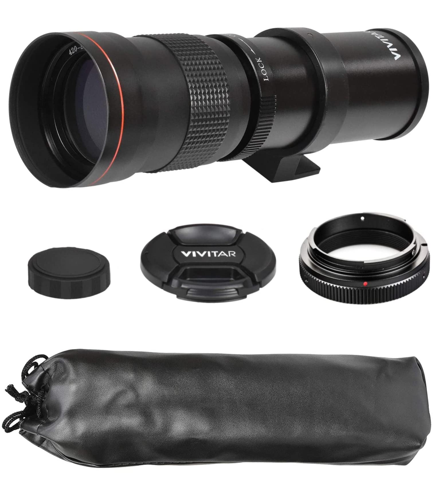 Amazon.co.jp: ハイパワー 420-800mm f/8.3 HD 手動望遠ズームレンズ