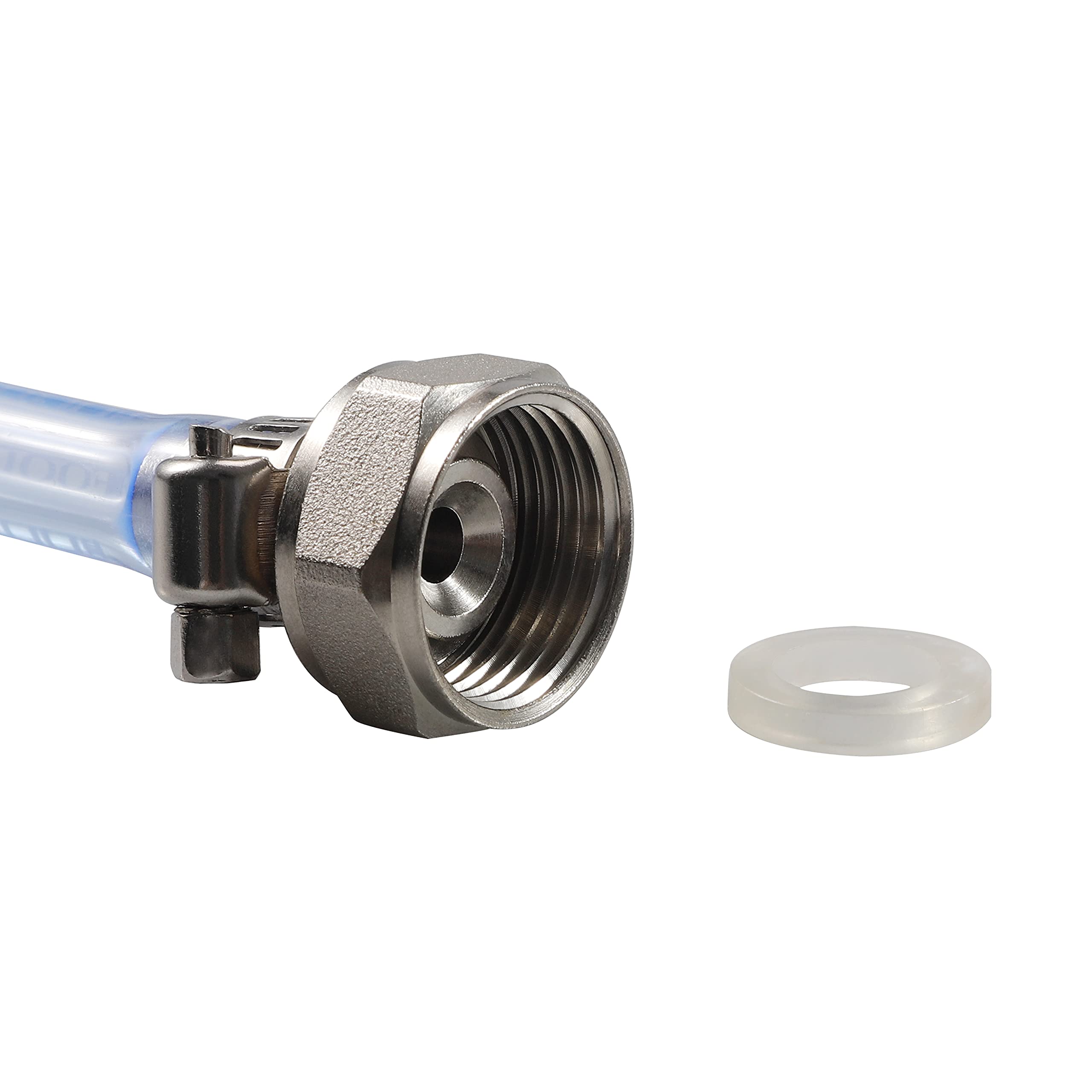 PERA Home Brewing Beer Line with Hex Nut Adapter, Beer Hose 3/16