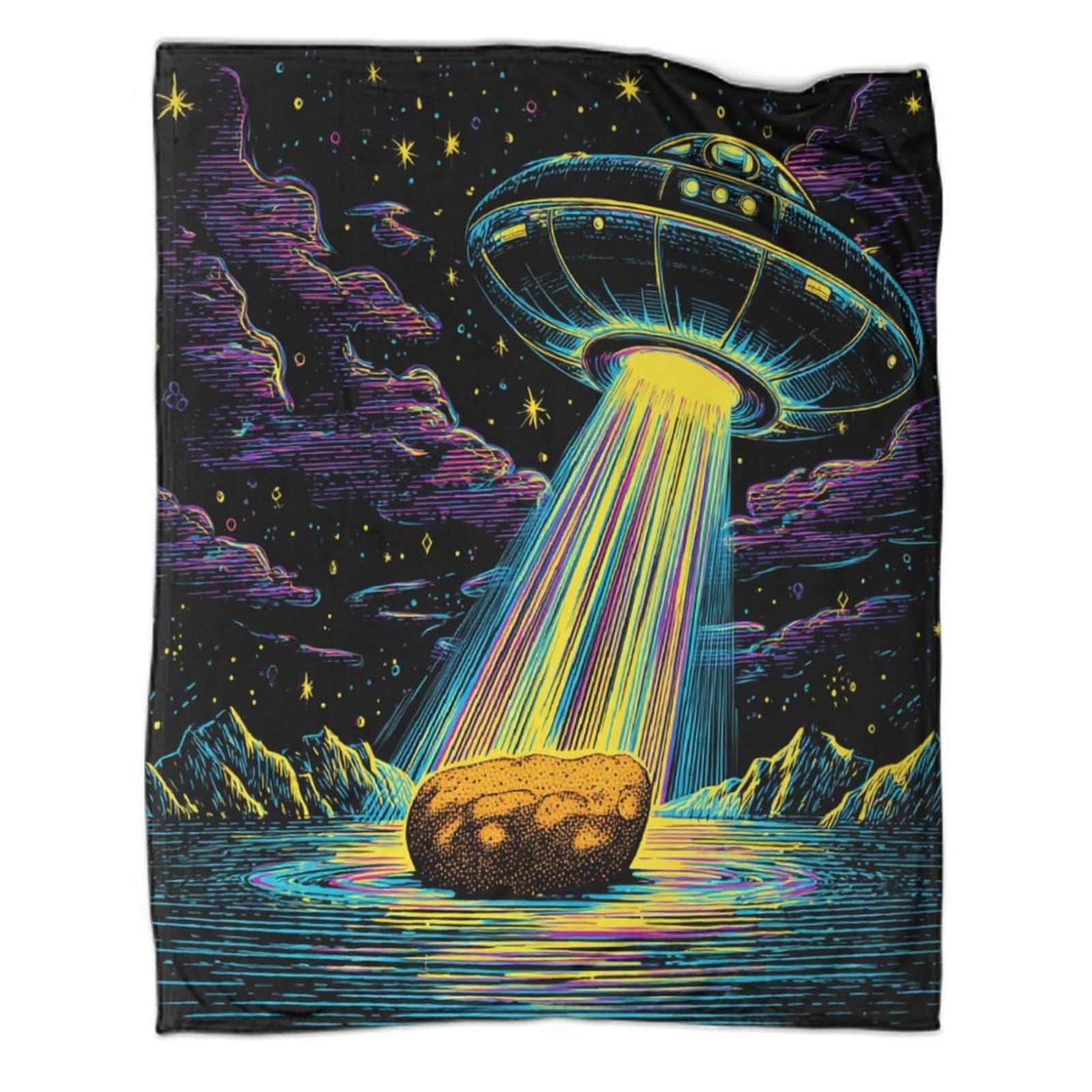 Couverture polaire microfibre pour stopper le froid nocturne des enfants avec style spatial
