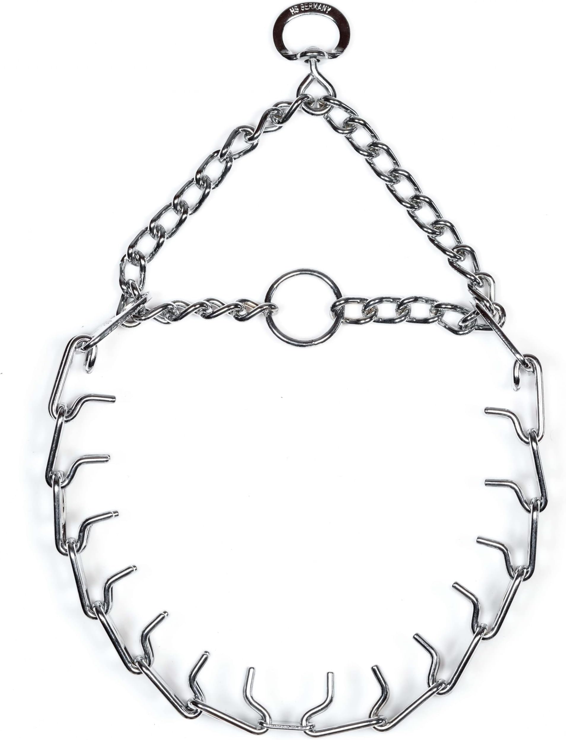 Herm Sprenger 2.25 Chrome Pinch / Spike / Prong Collar