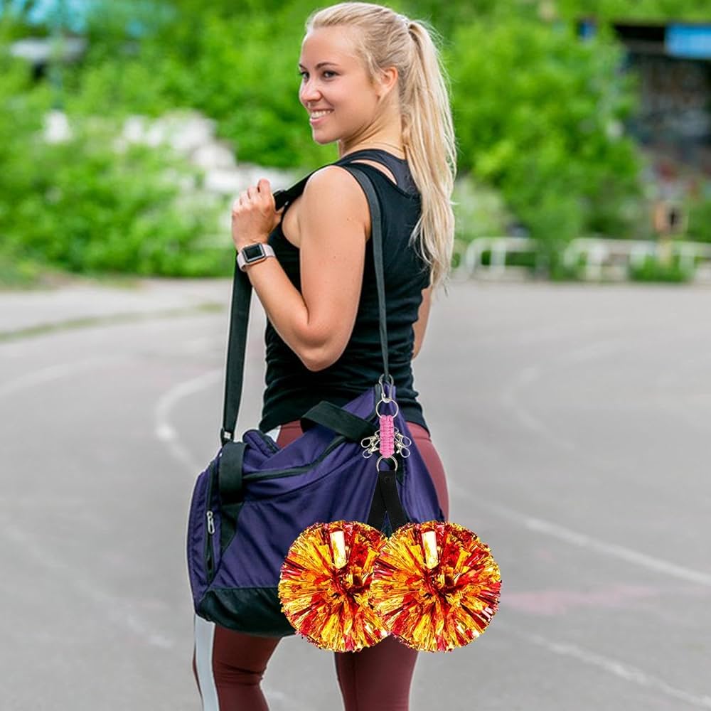 チアバック　ポンポン　部活 Amazon.co.jp: ポンポン用バックパックストラップ、チアリーダー