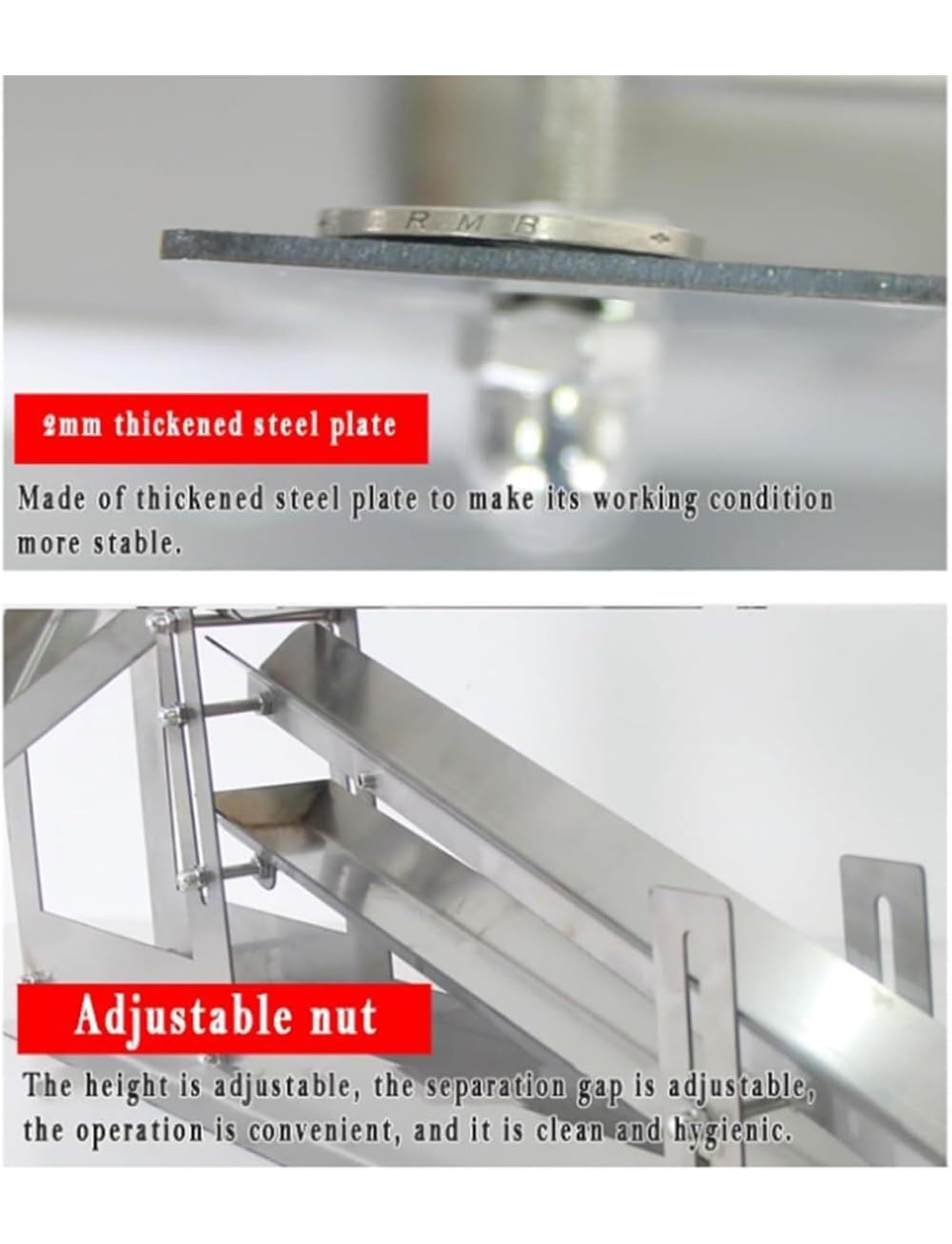 Separatore di tuorlo di pollo, filtro per uova da 500-800 pezzi/h, macchina di separazione in acciaio inossidabile 304 spesso 2 mm, altezza regolabile per uso domestico e cucina