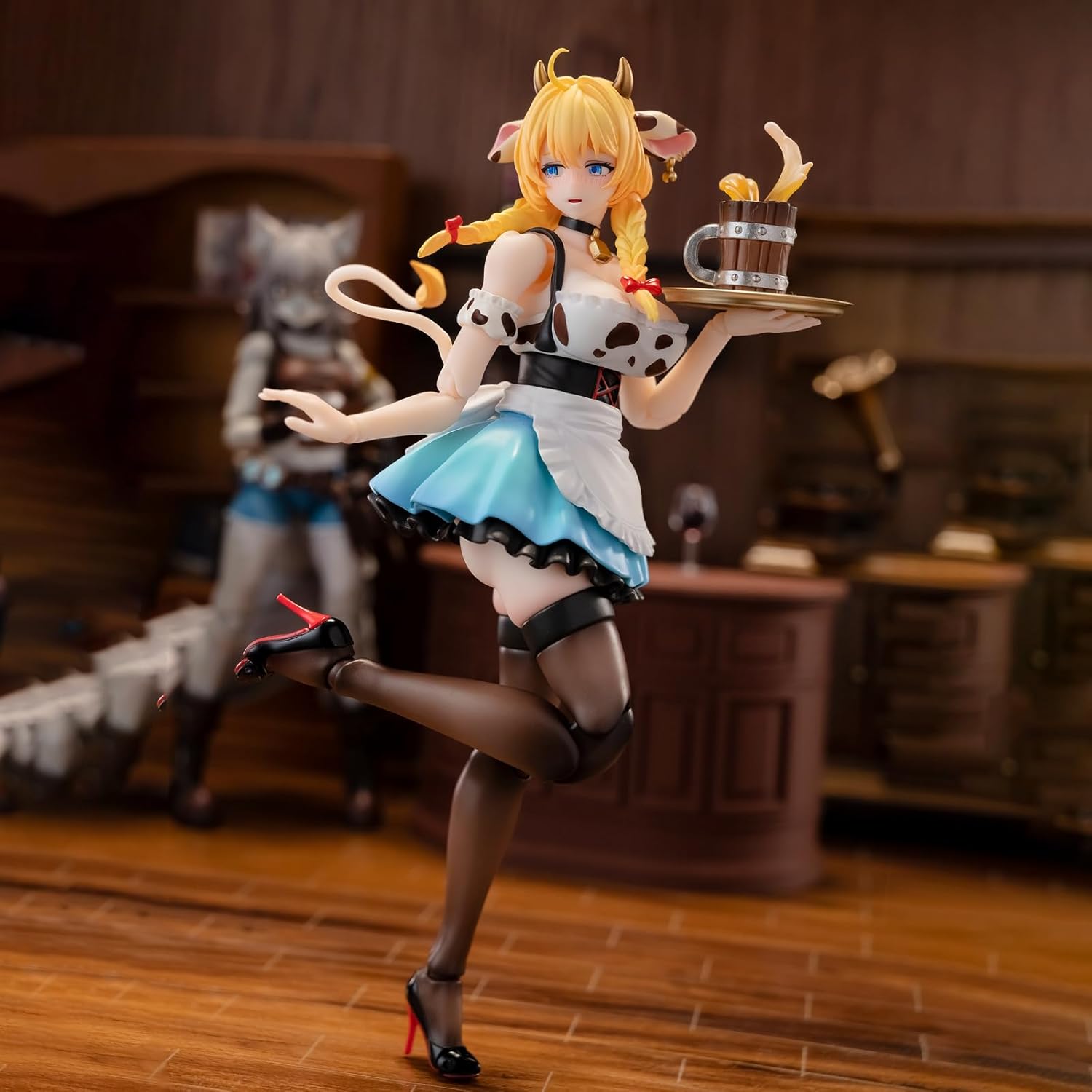 Pipigirl LADoTOYS 1/12 Scale Anime Style Action Figures Kits, Beer Waitress Daisy Torres, 6.5 in Collectible Action Figures, No Assembly Required image 3