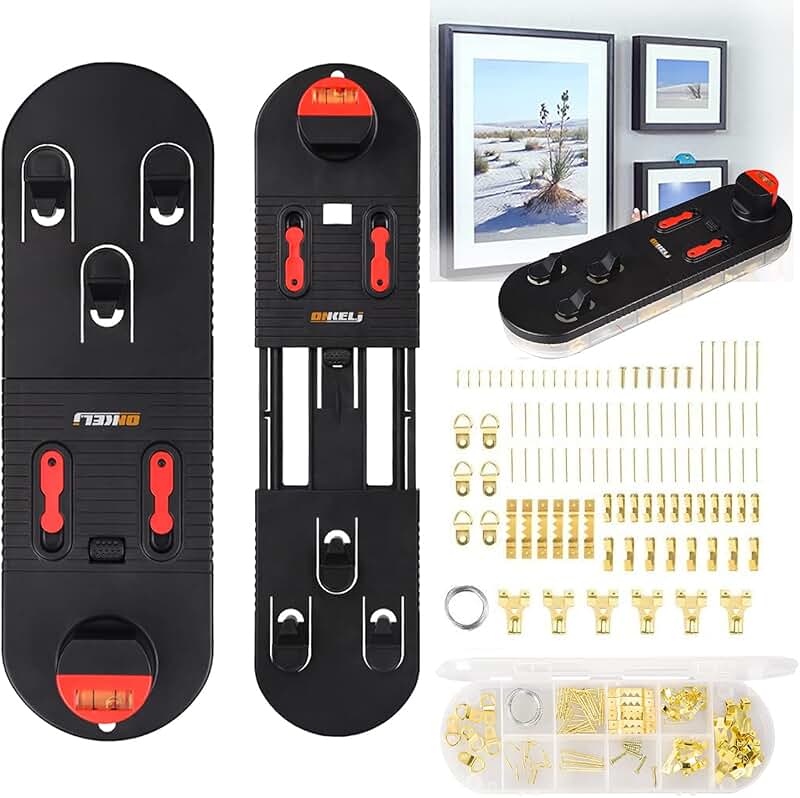 hang and level picture hanging tool