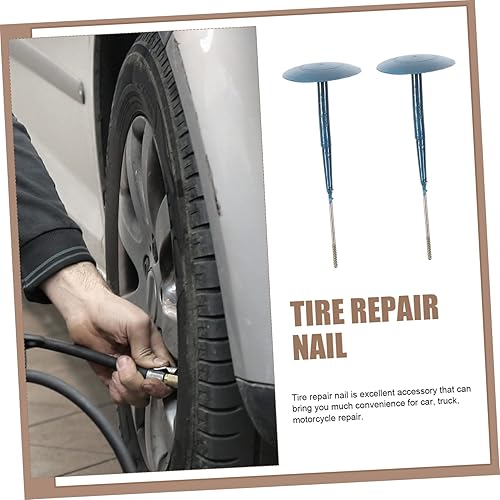 Miniatura 8 de Unomor Kit de parches de reparación de neumáticos de automóvil, 20 unidades, tapones de pinchazos duraderos para reparación de neumáticos ligeros y