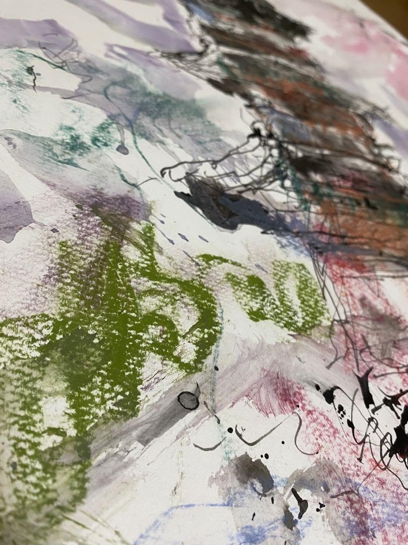 値下げあり　真作 絵画 日本画 アート イラスト ポスター 三重塔 Amazon.co.jp: 真作 絵画 日本画 アート イラスト ポスター 三重
