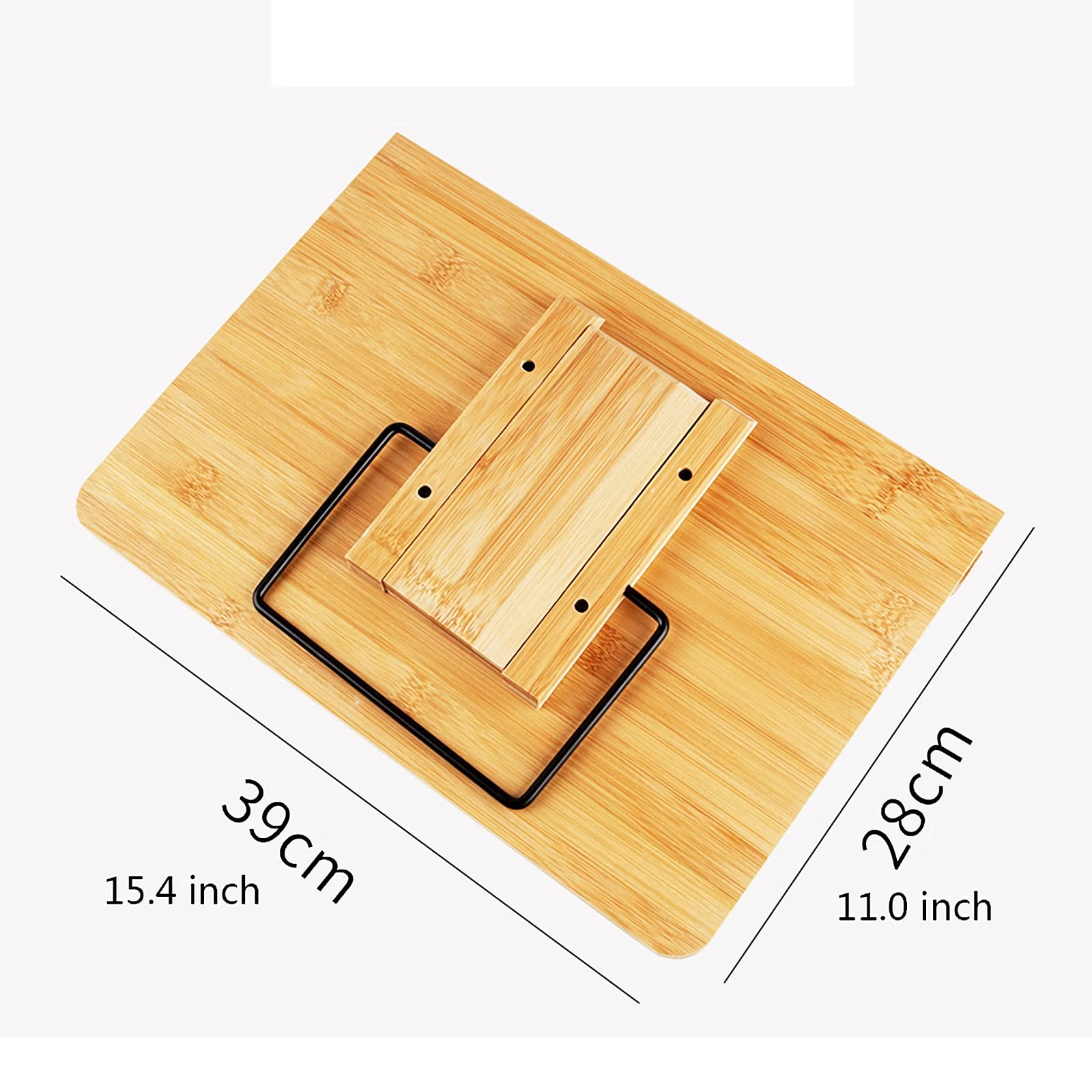 BEBUSINGOTO Leggio in metallo, leggio portatile, supporto per libri da cucina multifunzionale, 6