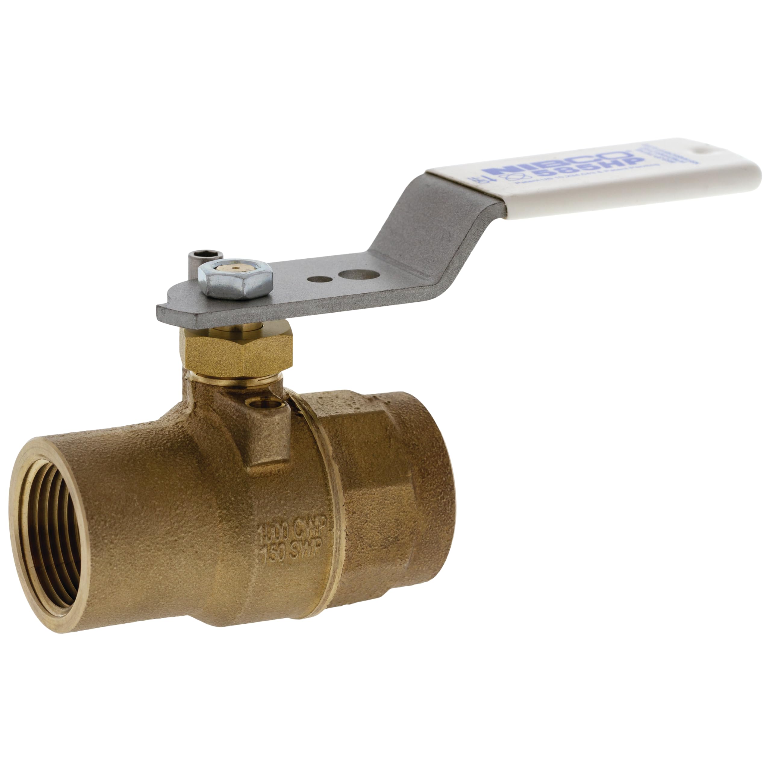 Válvula NIBCO T-585HP-66-LF-LL en bronce de 5 cm con palanca de seguridad premium