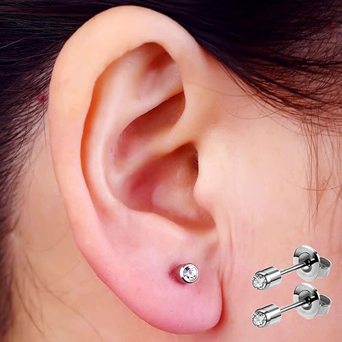 Vista 28 de 2 unidades, pistolas desechables asépticas para perforación de oreja, caseras, portátiles, herramientas para perforación de oreja