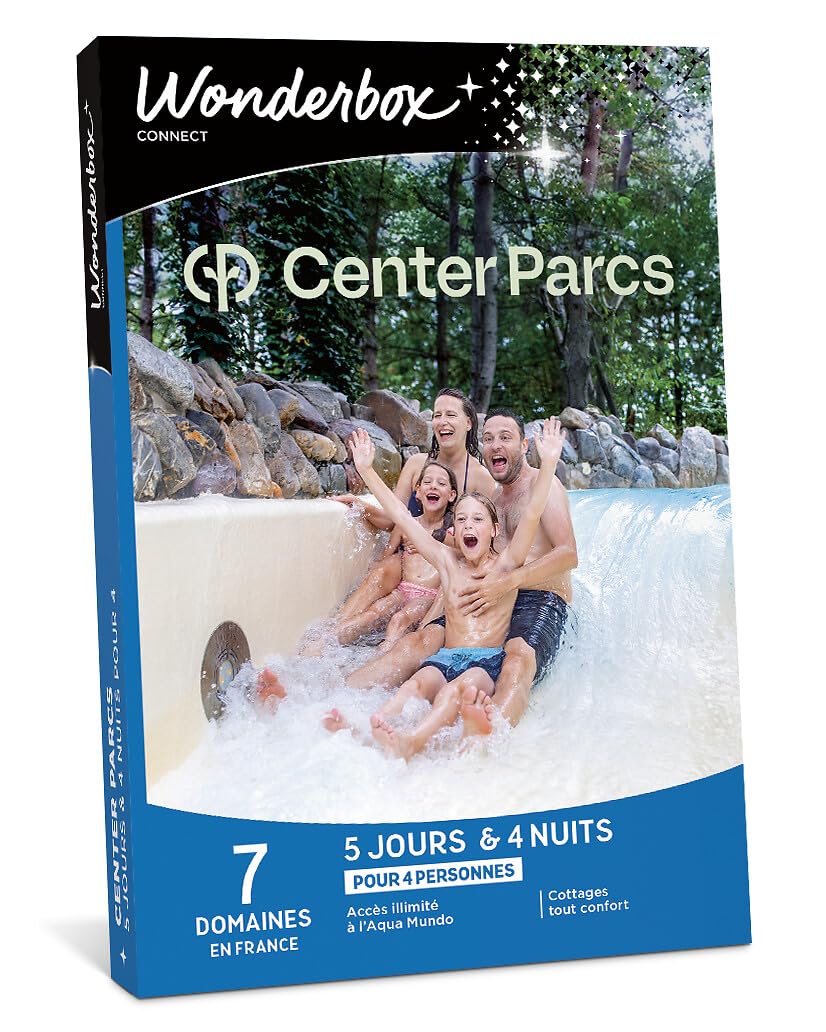 Coffret Cadeau Séjour Center Parcs - 5 Jours & 4 Nuits en Famille