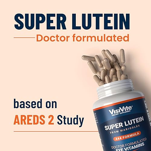 Miniatura 4 de VisiVite Super Lutein 444 - Vitaminas para los ojos únicas y claras – Vitaminas de luteína Max Vision para los ojos – Zeaxantina más luteína
