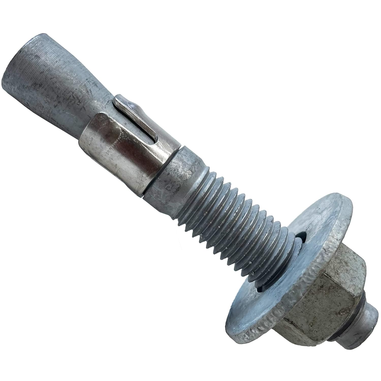 BRAUNY BOY – ¾” x 4.75” – Galvanized Concrete Wedge Anchors Bolts – Heavy Duty Fasteners for Cement – Drop in Anchors – ¾ in x 4.75 in