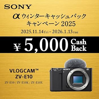 Amazon | SONY(ソニー) 【ZV-E10 と グリップ セット】 快適にVlog撮影