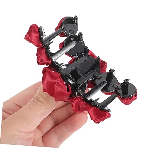 Miniatura 2 de Pinza para el pelo de rosa, accesorios para el cabello de rosa, accesorio para el cabello para mujer, pinzas de garra de rosa para decoración de