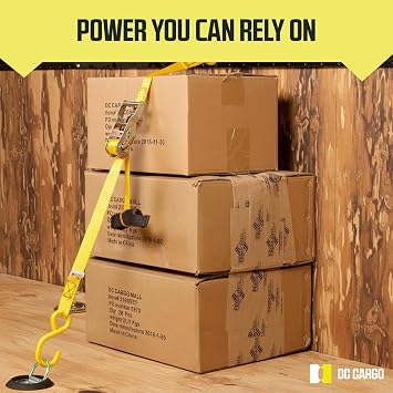 DC Cargo Mall 10 D-Ring Tie-Downs with Plastic Pan Fitting, Anchor Trailer Cargo Load with Floor Flush Surface Mount D-Rings; Safe Tie-Down Working Limit 533 pounds