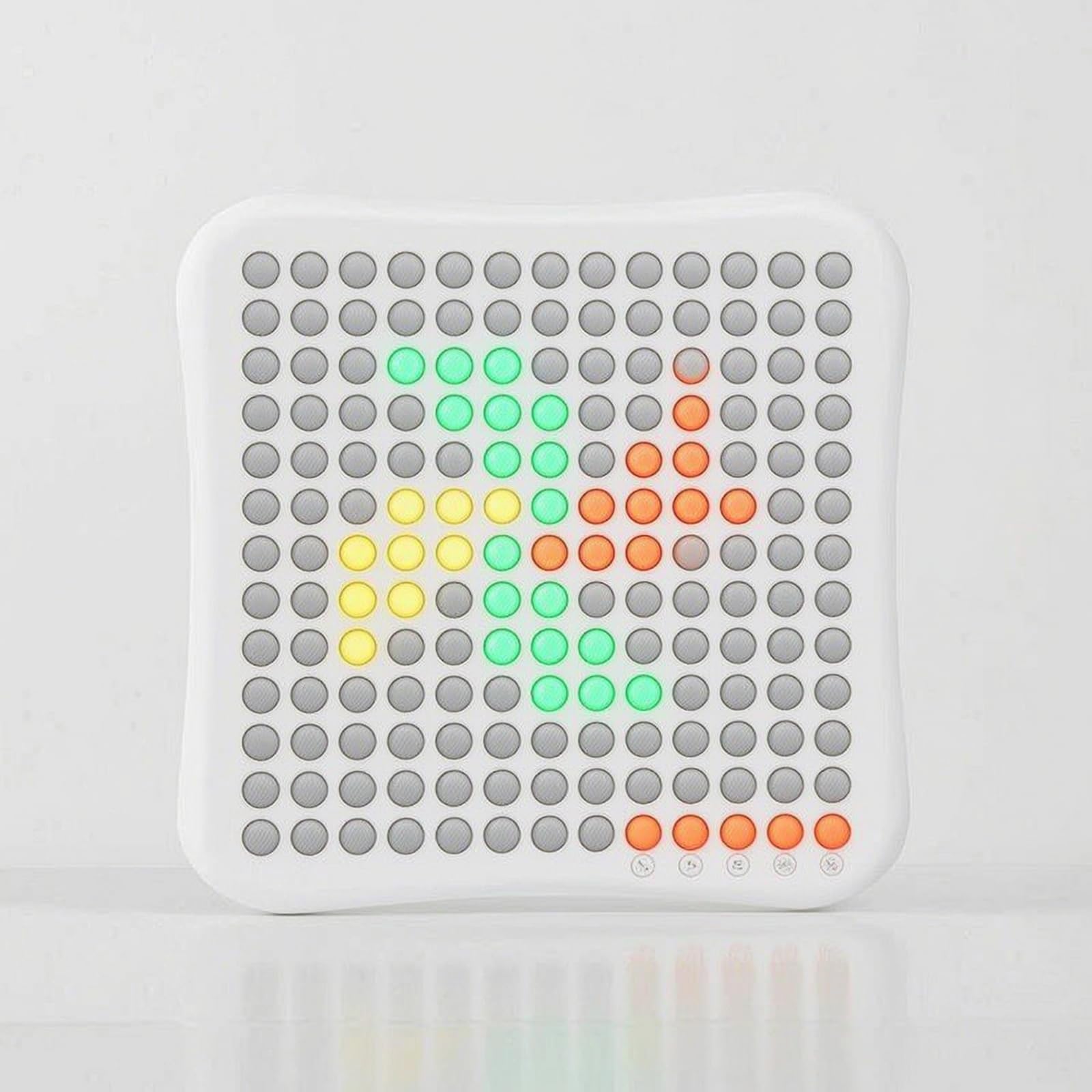 Harilla Kinder Brettspiel Elektronisches Denk Spiel Brettspiel Gesellschaftsspiel Fünf Verbinden mit Führung durch Lichtpunkte Modussteuerung Und Fortschrittsanzeige für Familienfeiern Wochenenden