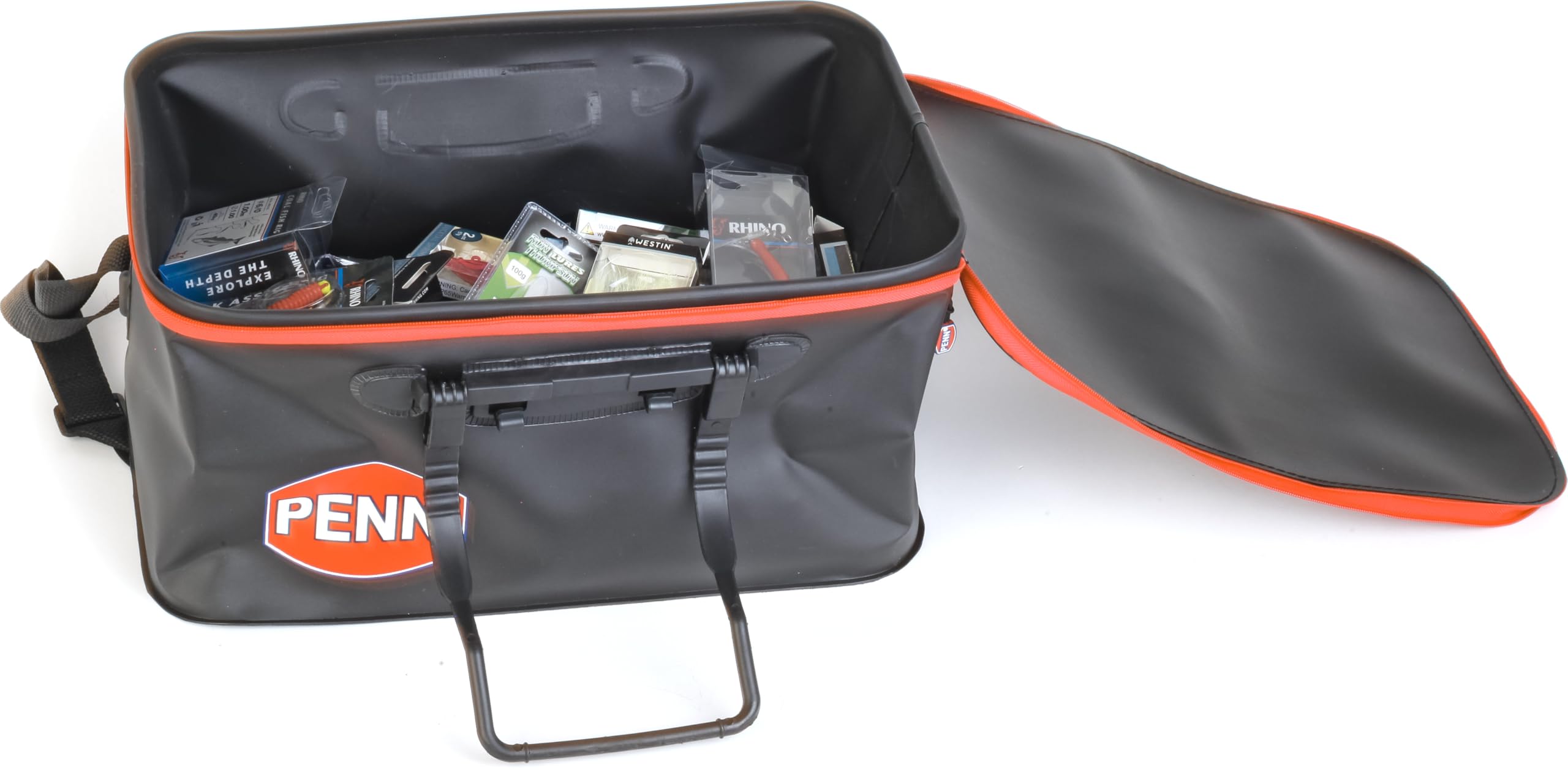 Angelzubehör-Set Norwegen – Komplett-Set für Meeresangeln | wasserdichte Tasche, Filetiermesser, Pilker, u. v. m. | Dorsch & Heilbutt | Angelset