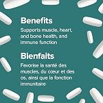 Webber Naturals Calcium + Magnesium, Enhanced Absorption Mineral with Zinc, Helps Support Bones and Teeth, 200 Caplets, Vegan
