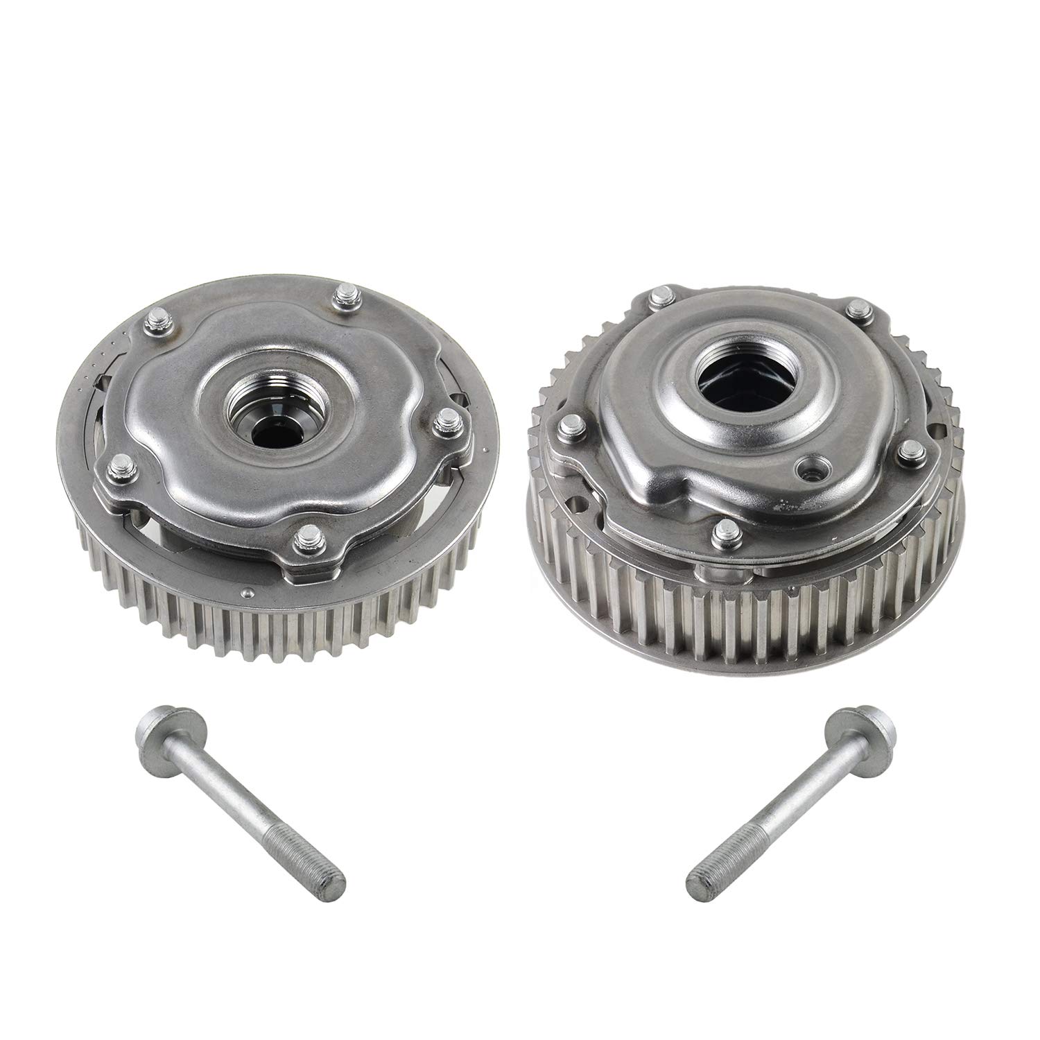 Bisenya Albero a camme fasatore Lato aspirazione + lato scarico 55567049 55567048 Compatibile con Astra H Insignia A Signum CC Vectra C Zafira B 12992409 12992410 5636466 5636467 5636631 5636632