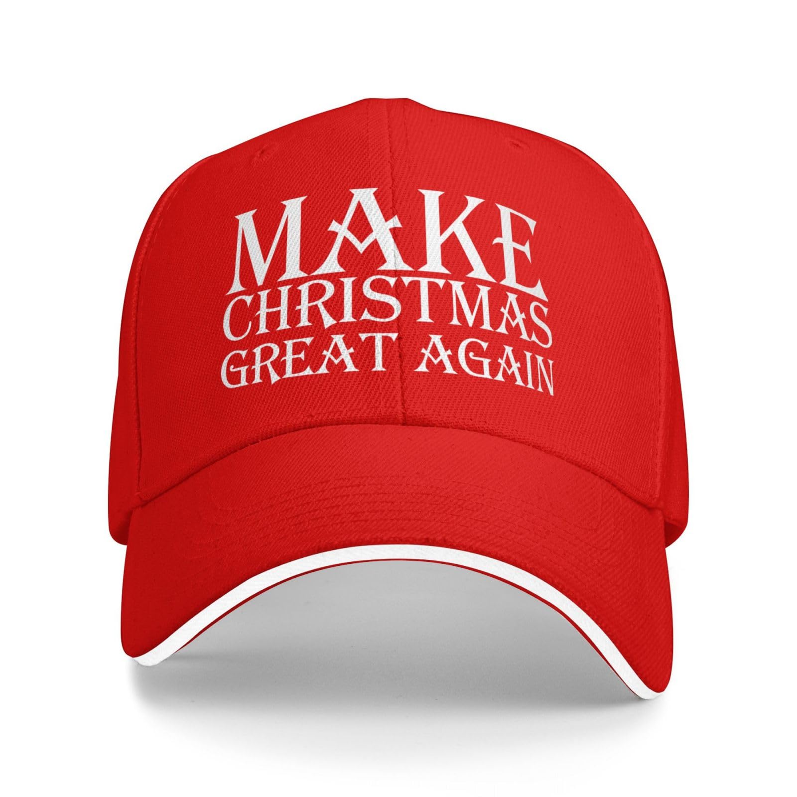 Melbrakin Unisex Red Make Christmas Great Again Baseball Cap Dad Hat Cool Funny Hats